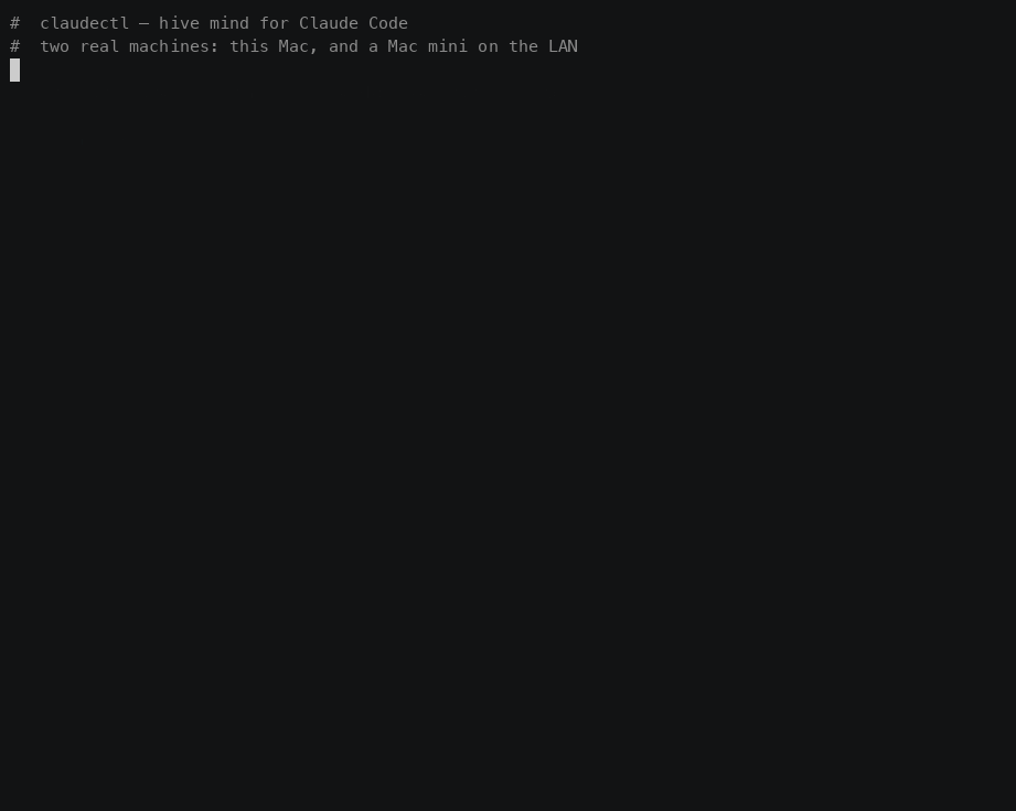 Two Macs forming a hive: discover, ask to join, owner approves, knowledge syncs